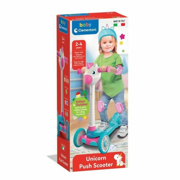 Paspirtukas Clementoni Unicorn Push Scooter