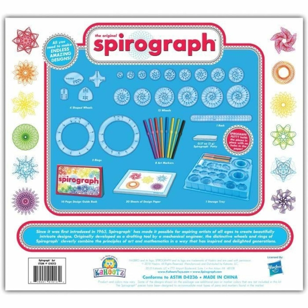 Piešimo rinkinys Spirograph Silverlit 30 Dalys