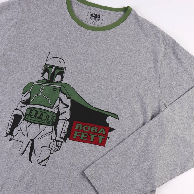 Pižama Vaikiškas Boba Fett Tamsiai žalia (Suaugusiems)