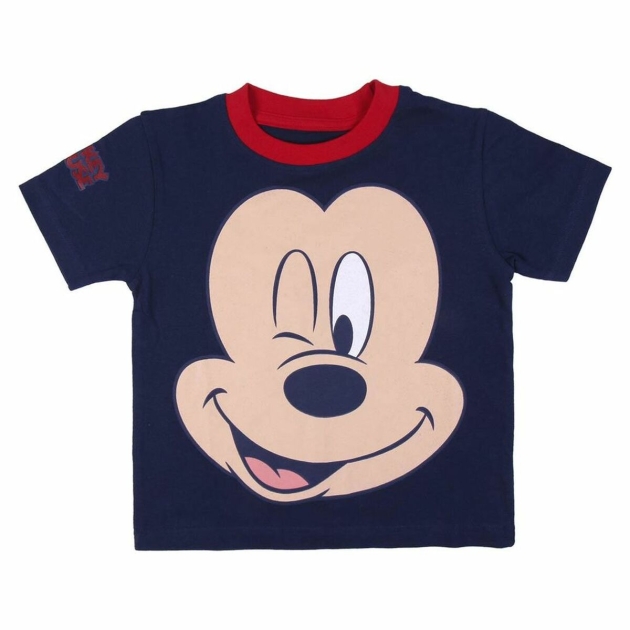 Pižama Vaikiškas Mickey Mouse Raudona