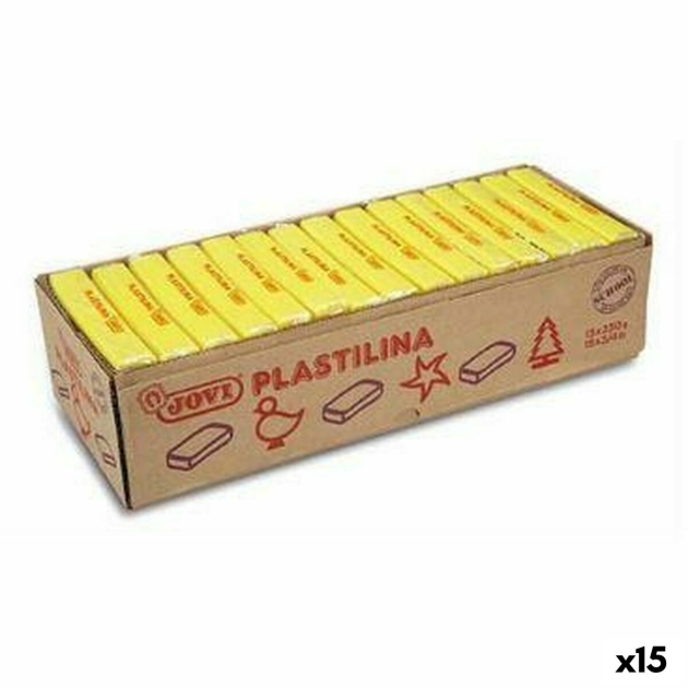 Plastilino dalys modeliavimui Jovi Geltona (15 vnt.)