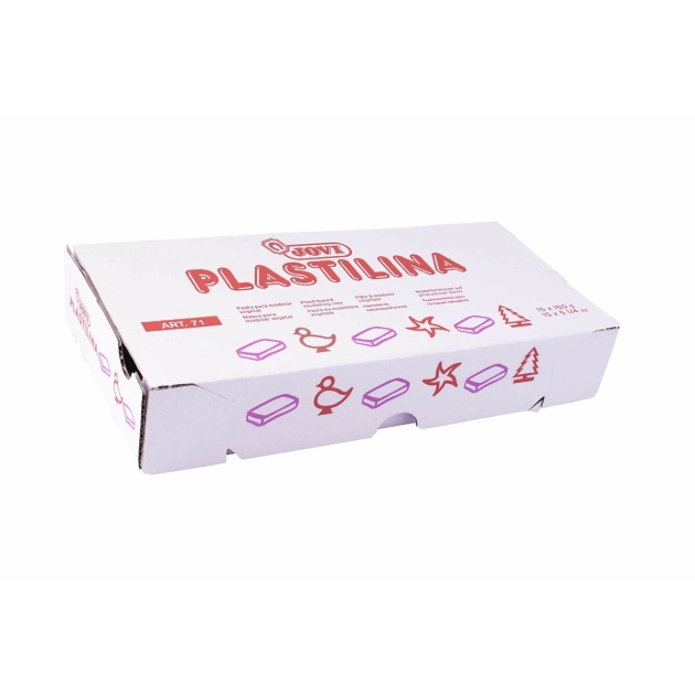 Plastilino dalys modeliavimui Jovi School 150 g Juoda (15 Dalys)