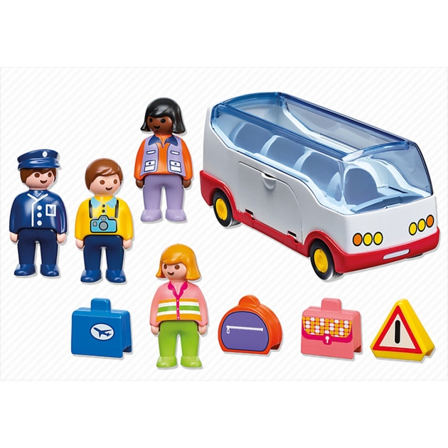 Playset 1.2.3 Bus Playmobil 6773 Balta