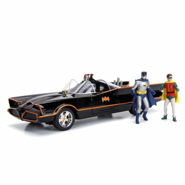 Playset Batman Batmóvil 1966 Classic 3 Dalys Šviesus 17 cm