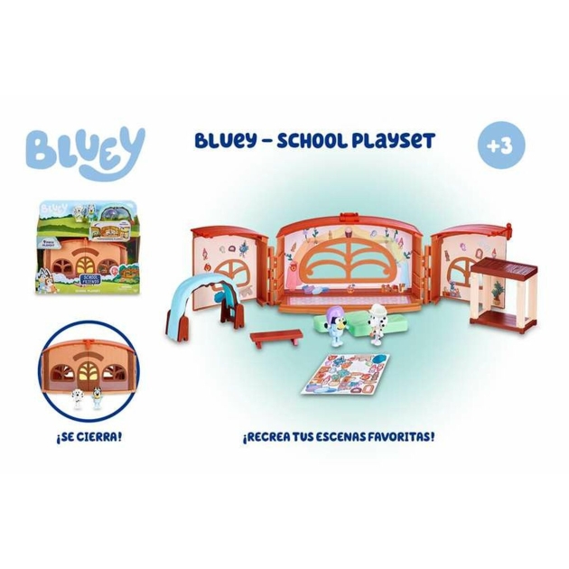 Playset Bluey Chloe Mokykla 35 x 30 x 13 cm