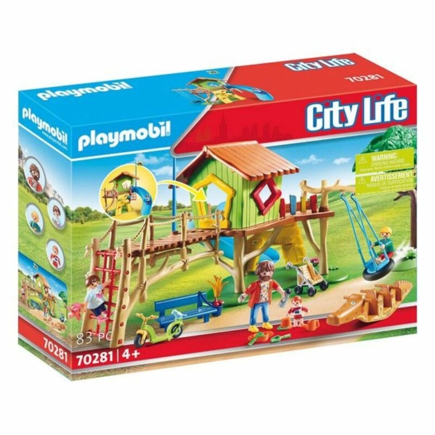 Playset City Life Adventure Playground Playmobil 70281 Žaidimų aikštelė (83 pcs)