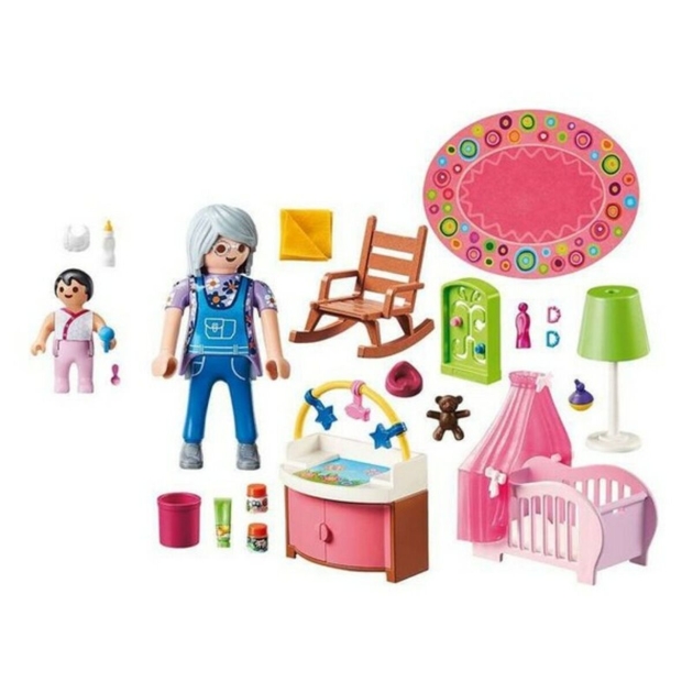 Playset Dollhouse Baby’s Room Playmobil 70210 – Nursery (43 pcs)