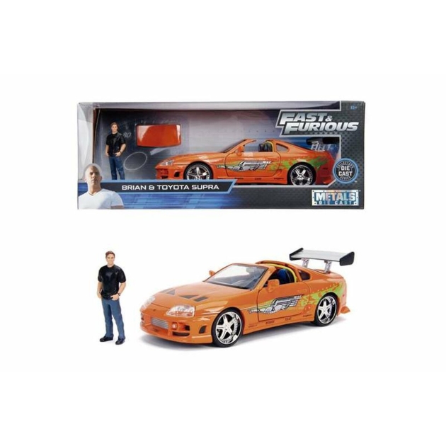 Playset Fast Furious Brian Toyota Supra 2 Dalys