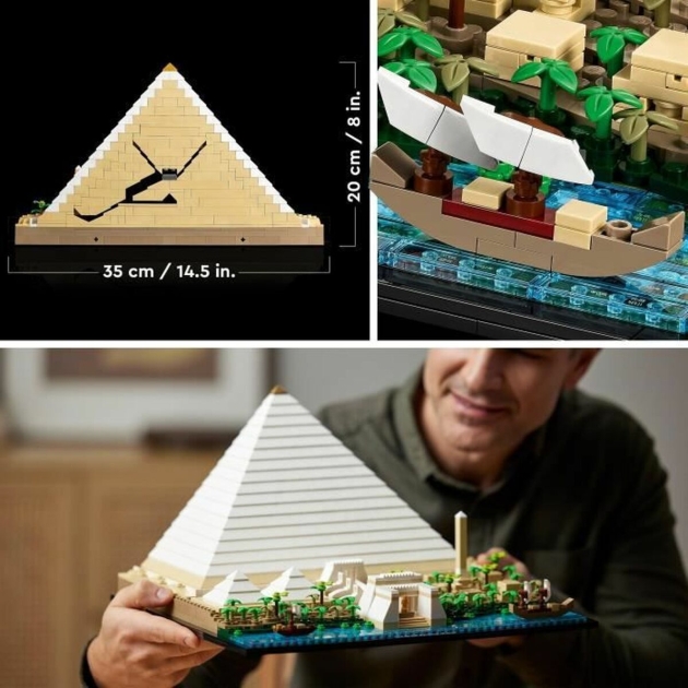 Playset Lego 21058 Architecture The Great Pyramid of Giza 1476 Dalys