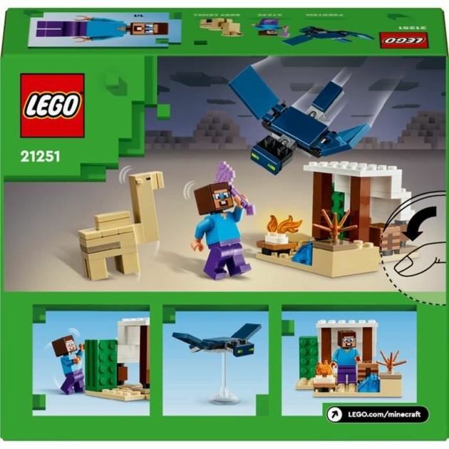 Playset Lego 21251 Minecraft : Steve´s Desert Expedition