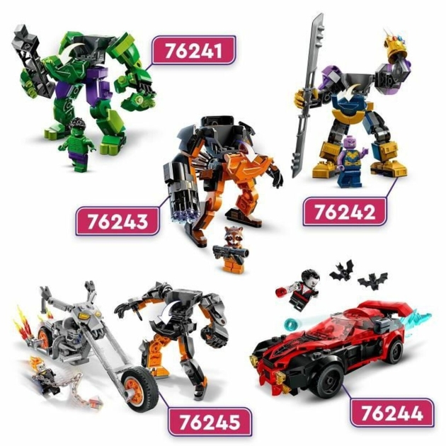 Playset Lego Marvel 76245 The robot and motorcycle of Ghost Rider Spalvotas + 7 metų 264 piezas