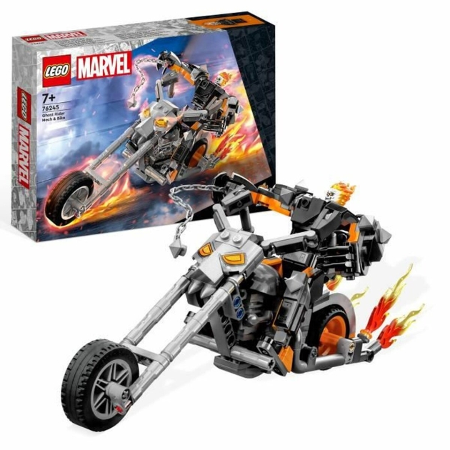 Playset Lego Marvel 76245 The robot and motorcycle of Ghost Rider Spalvotas + 7 metų 264 piezas