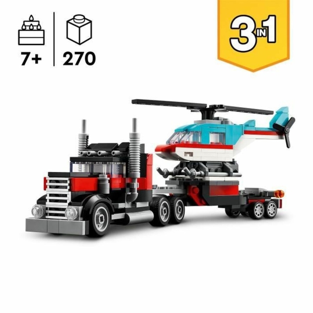 Playset Lego 31146 Creator Platform Truck with Helicopter 270 Dalys