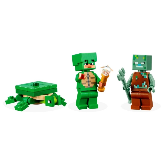 Playset Lego 21254 Minecraft Turtle Beach House