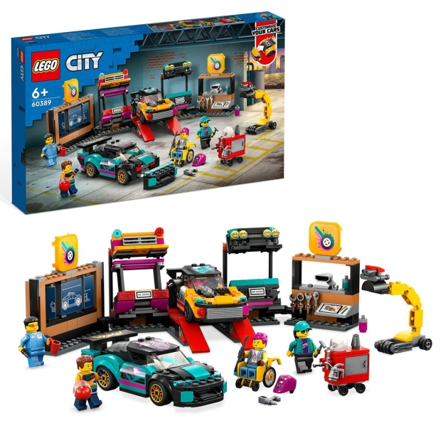 Playset Lego City 60389 Customization garage 507 Dalys