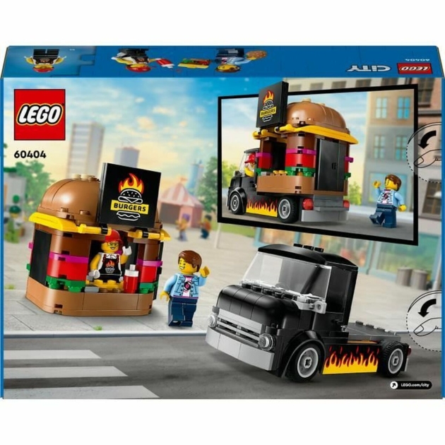 Playset Lego 60404 Hamburger truck