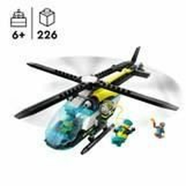 Playset Lego 60405 Emergency rescue helicopter