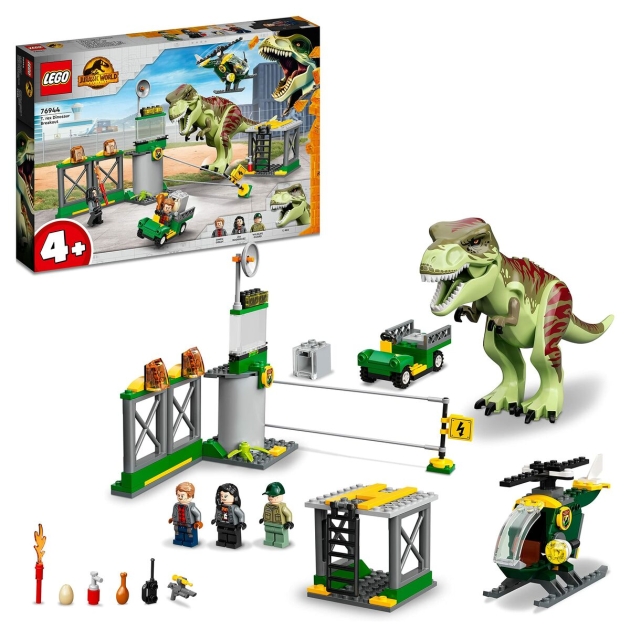 Playset Lego 76944 Jurassic World T Rex Escape (140) (140 Dalys)