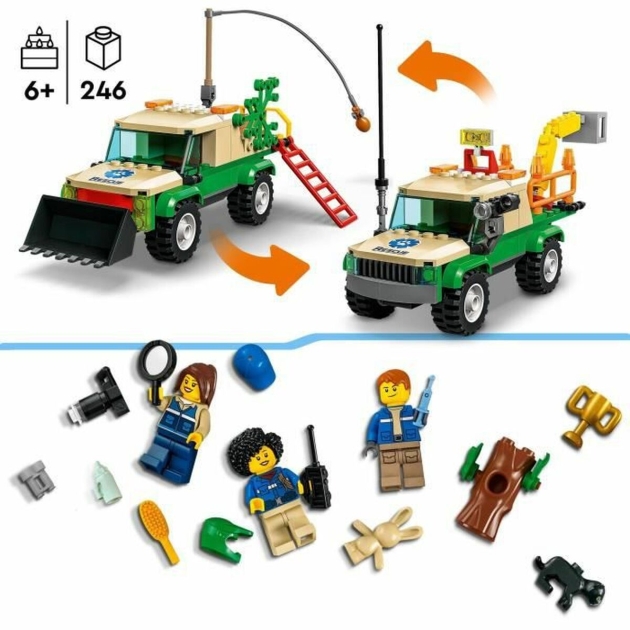 Playset Lego City 60353 Wild Animal Rescue Missions (246 Dalys)