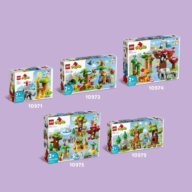 Playset Lego DUPLO African Wild Animals, 10 Dalys