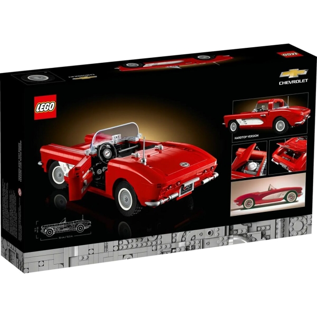 Playset Lego Icons: Corvette 10321 1210 Dalys 14 x 10 x 32 cm