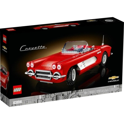 Playset Lego Icons: Corvette 10321 1210 Dalys 14 x 10 x 32 cm