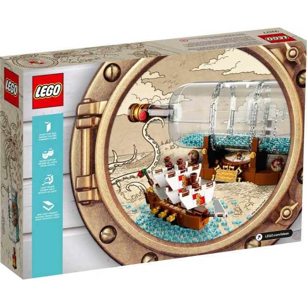 Playset Lego Ideas: Ship in a Bottle 92177 962 Dalys 31 x 10 x 10 cm