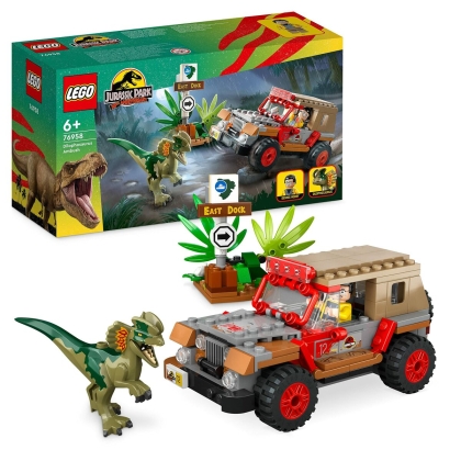 Playset Lego Jurassic Park 30th Anniversary 76958 Dilophosaurus Ambush 211 Dalys