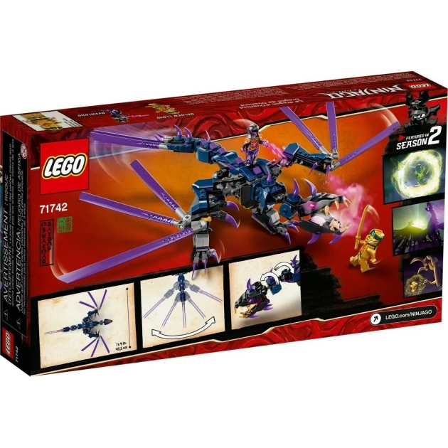 Playset Lego Ninjago Legacy: Overlord Dragon 71742 372 Dalys 45 x 12 x 46 cm