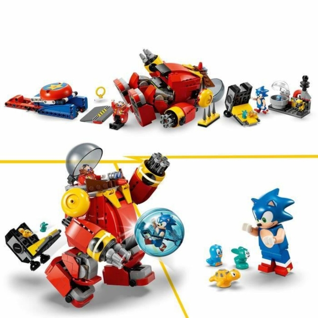Playset Lego 76993 Sonic vs. Dr. Eggman’s Death Egg Robot Sonic