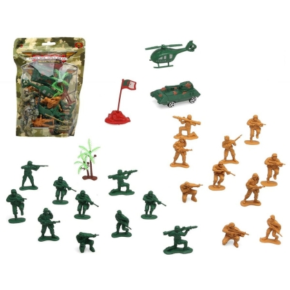 Playset Military Spalvotas