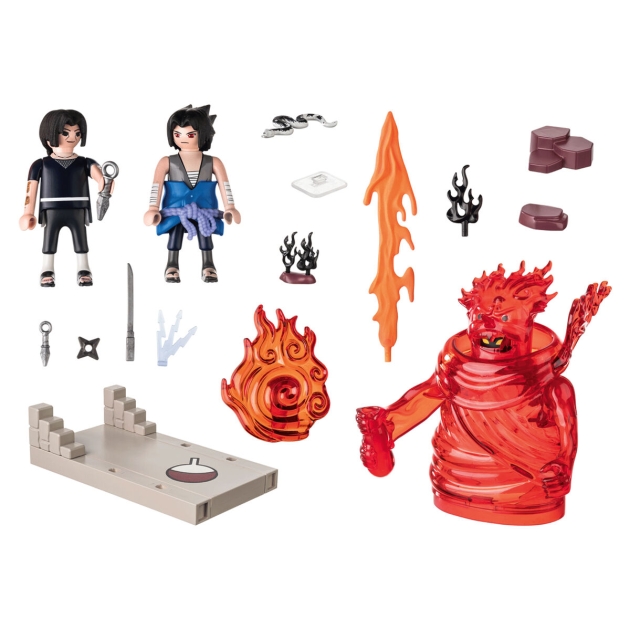 Playset Playmobil 70666 Sasuke vs Itachi 37 Dalys