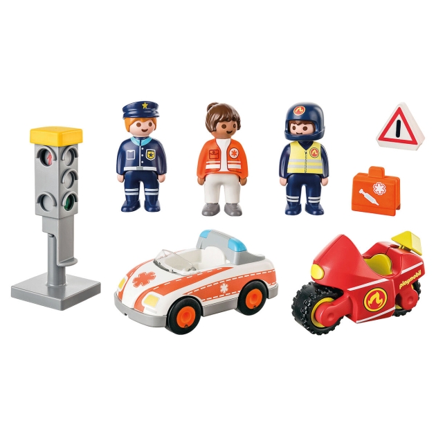 Playset Playmobil 71156 1.2.3 Day to Day Heroes 8 Dalys