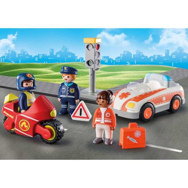 Playset Playmobil 71156 1.2.3 Day to Day Heroes 8 Dalys