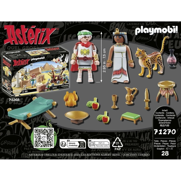 Playset Playmobil 71270 – Asterix: César and Cleopatra 28 Dalys