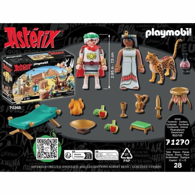 Playset Playmobil 71270 – Asterix: César and Cleopatra 28 Dalys