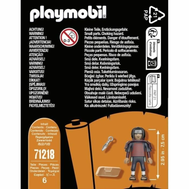 Playset Playmobil Naruto Shippuden – Hashirama 71218 6 Dalys