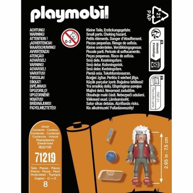 Playset Playmobil Naruto Shippuden – Jiraiya 71219 8 Dalys