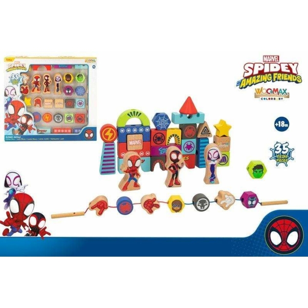 Playset Spidey Amazing Friends Friends Medžio 35 Dalys