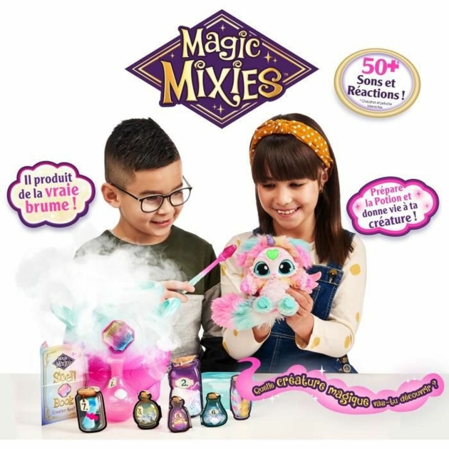 Pliušinis žaislas, leidžiantis garsus Moose Toys My Magic Mixies Pūkuotas žaislas Interaktyvas Spalvotas