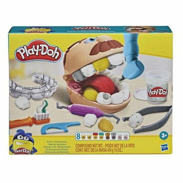 Priedai Hasbro Drill ‘n Fill Dentist + 3 metų Spalvotas Popierius Plastmasinis