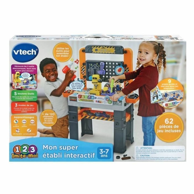 Priemonių rinkinys vaikams Vtech Mon super établi interactif 62 Dalys