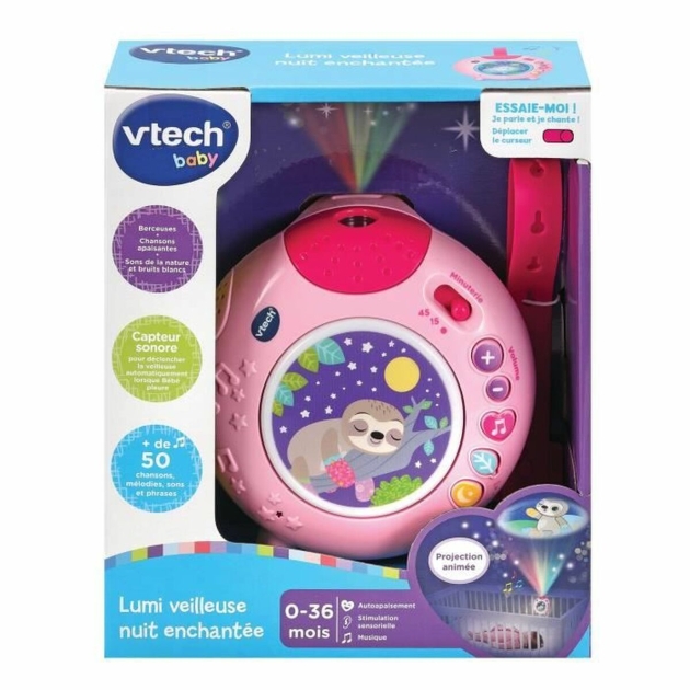 Projektorius Vtech Baby LUMI VEILLEUSE NUIT ENCHANTEE Rožinė