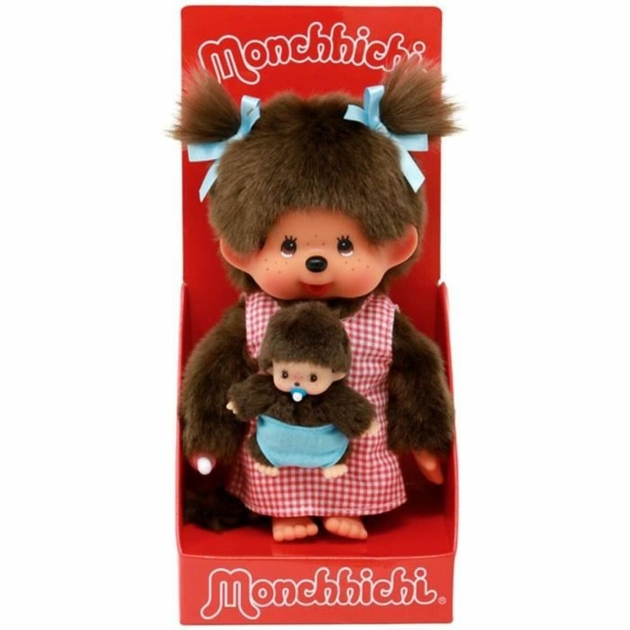 Pūkuotas žaislas Bandai Monchhichi Maman Baby plush 20 cm