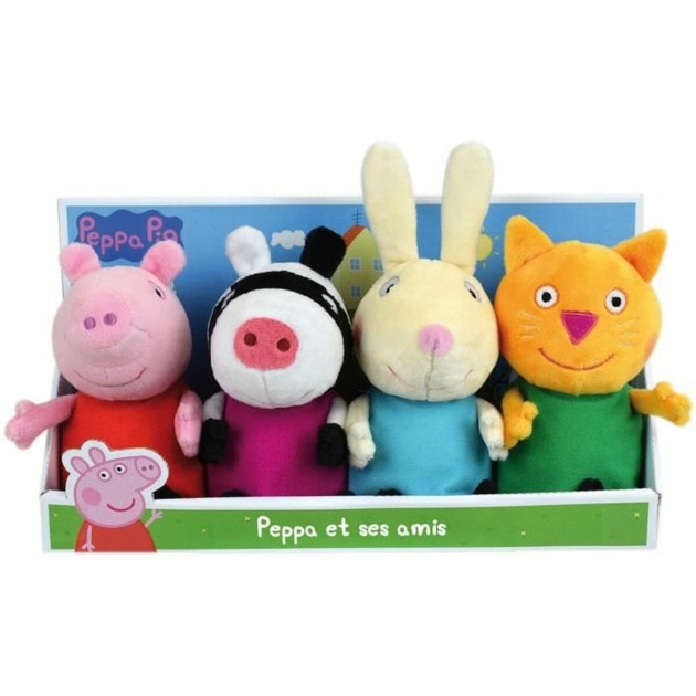 Pūkuotas žaislas Jemini Peppa Pig Rinkinys 4 vnt.