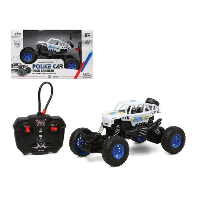 Radijo bangomis valdoma transporto priemonė Police Rock Crawler