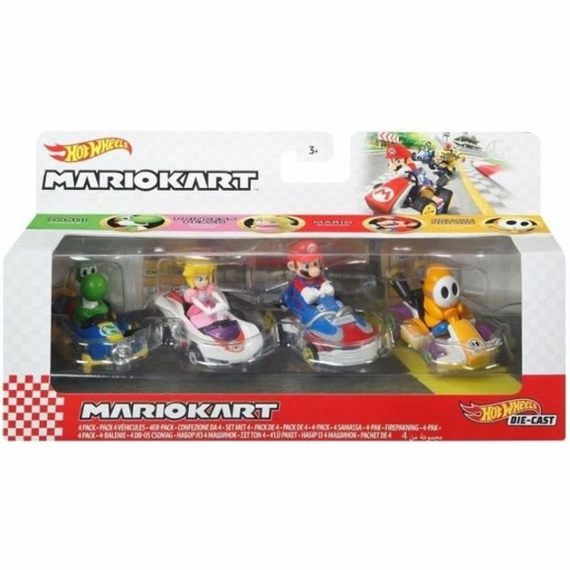 Rašiklis/ tušinukas Hot Wheels Mario Kart 8 cm 4 Dalys