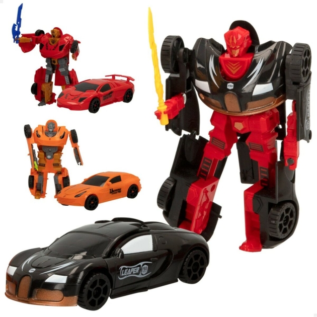 Robotas Colorbaby Transform Warriors 9 x 14,5 x 4,5 cm Automobilis