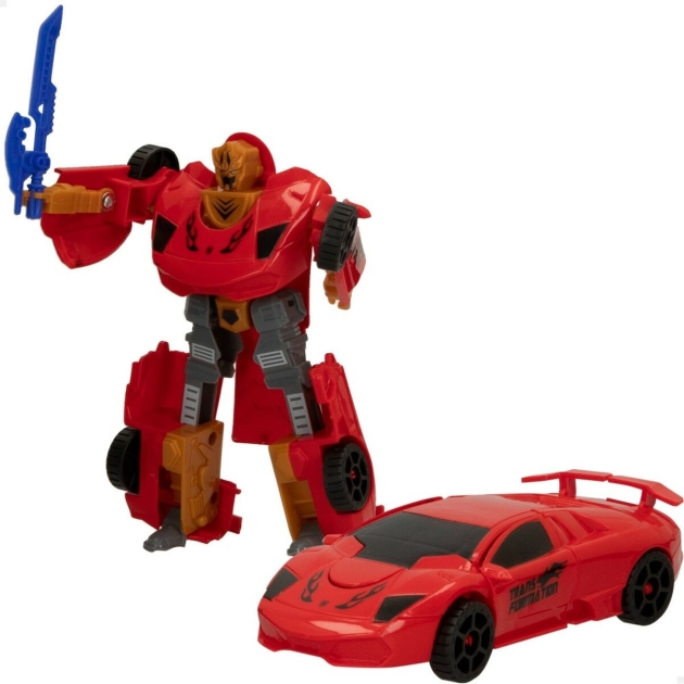 Robotas Colorbaby Transform Warriors 9 x 14,5 x 4,5 cm Automobilis