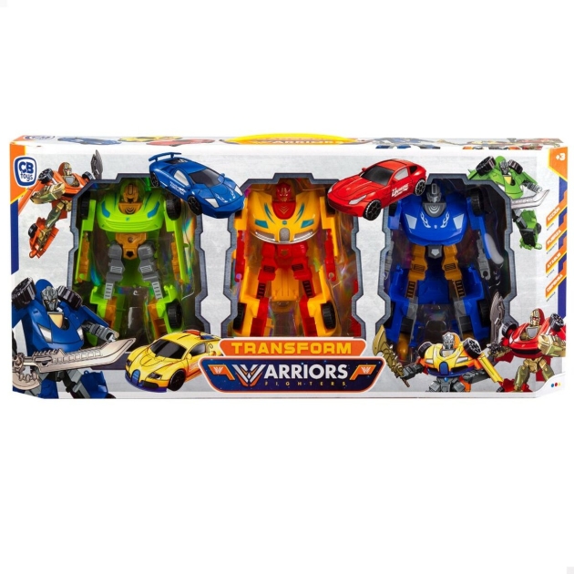 Robotas Colorbaby Transform Warriors 9 x 14,5 x 4,5 cm Automobilis